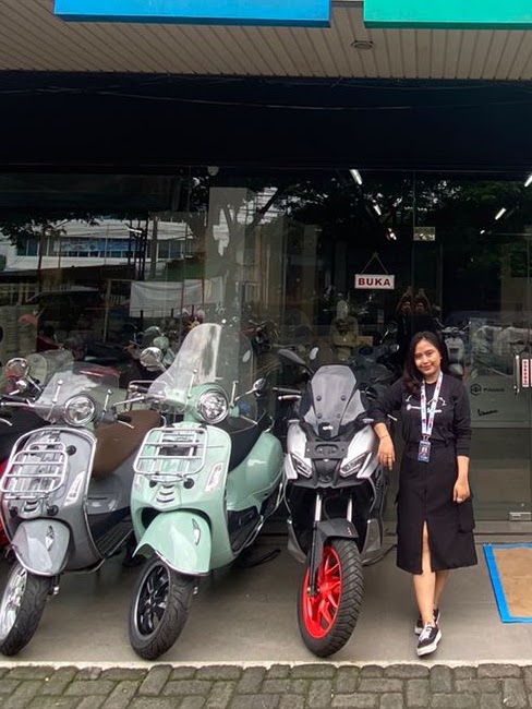 Vespa terbaru dengan pilihan warna baru