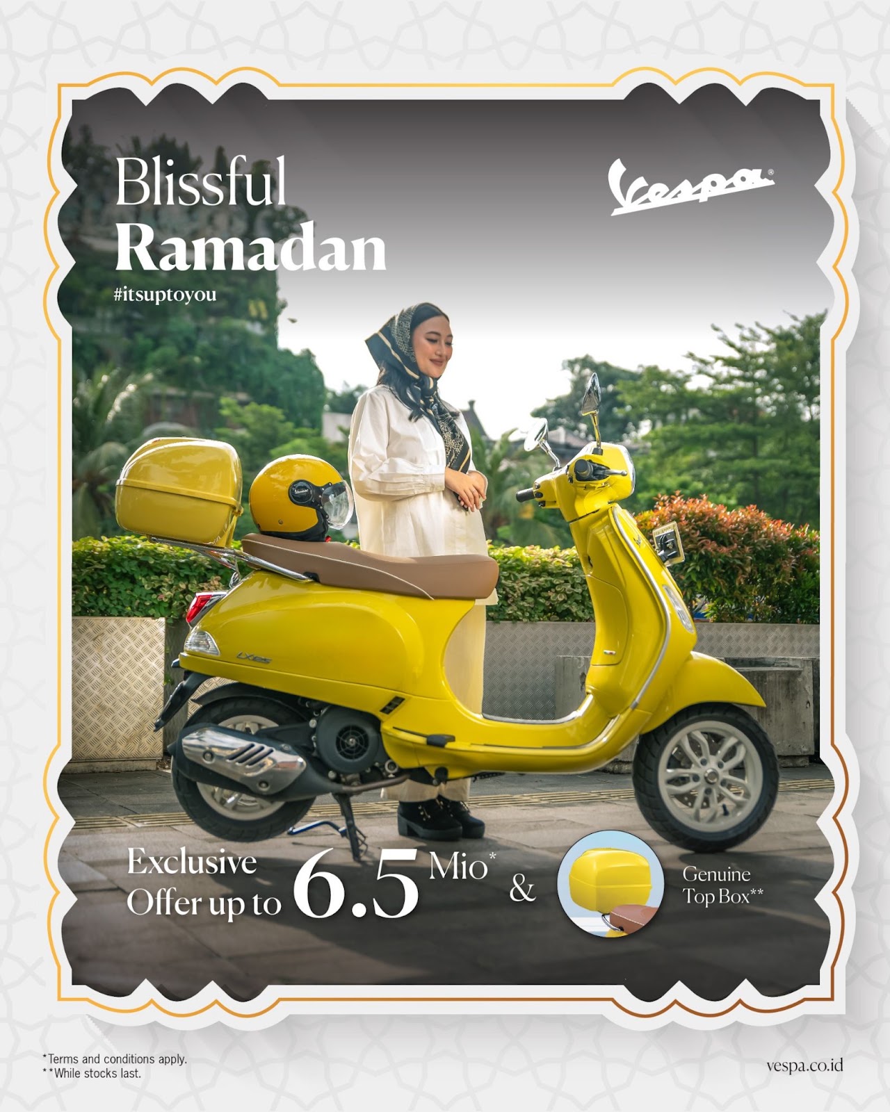 Promo Vespa DP mulai 1 juta